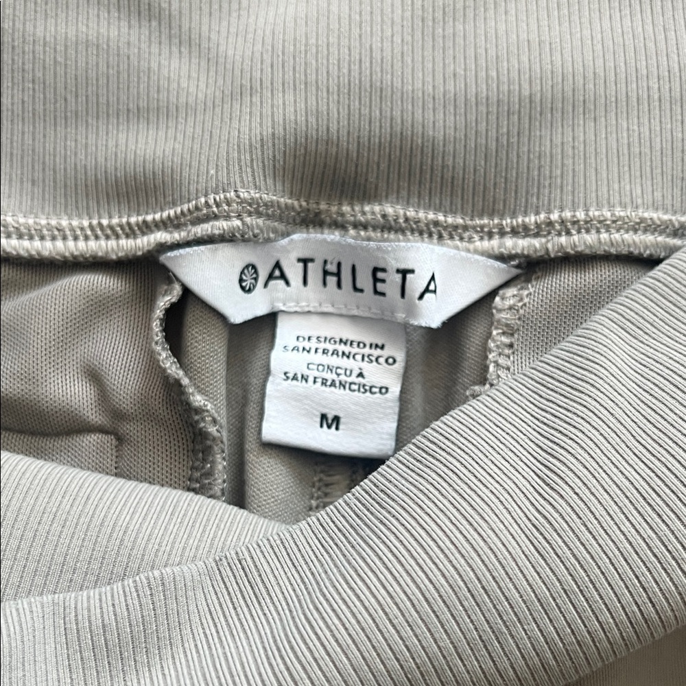 Athleta Stylish Gray Wide-Leg Pants - Picture 6 of 15